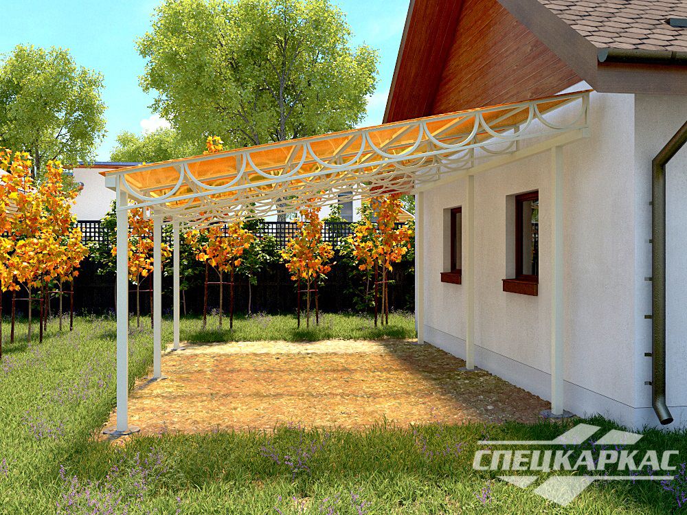 Навес из поликарбоната Навес из поликарбоната