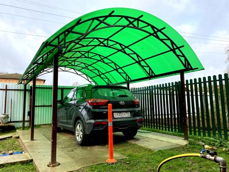 Автонавесы из поликарбоната в Кимрах Автонавесы из поликарбоната в Кимрах