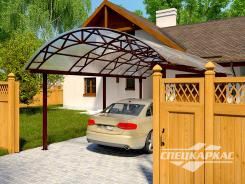 Навес из поликарбоната для автомобиля Навес из поликарбоната для автомобиля