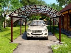 Навес из поликарбоната для автомобиля Навес из поликарбоната для автомобиля
