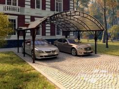 Навес из поликарбоната для автомобиля Навес из поликарбоната для автомобиля