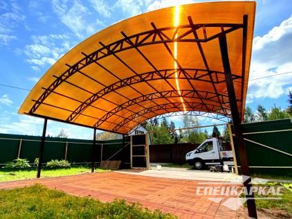 Купить навес для автомобиля из поликарбоната в Кимрах